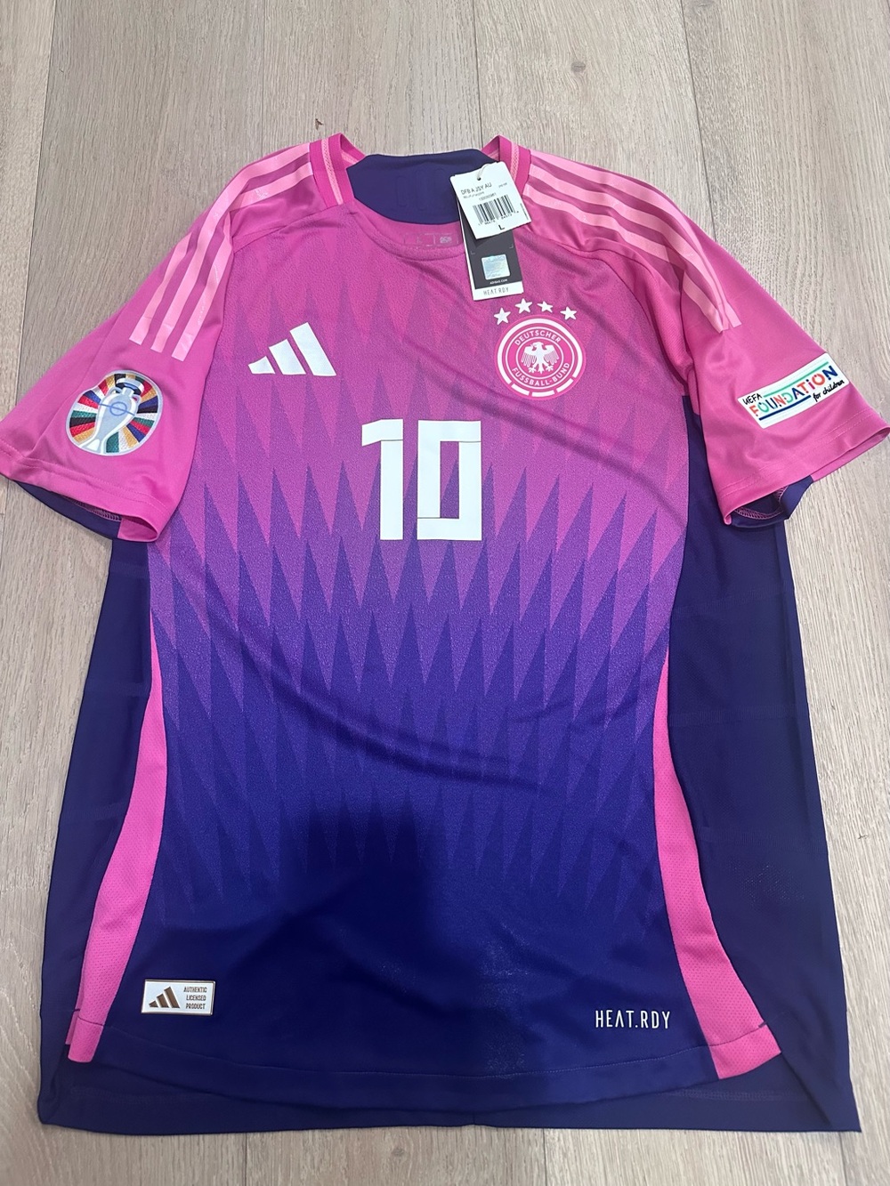 2024 Germany World Cup Away Player Version Kit Jamal Musiala Large